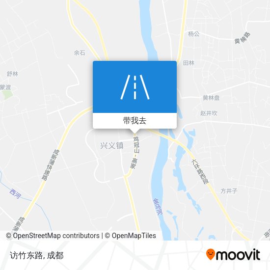 访竹东路地图