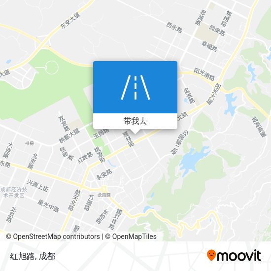 红旭路地图