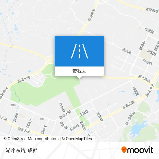 湖岸东路地图