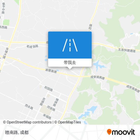 赣南路地图