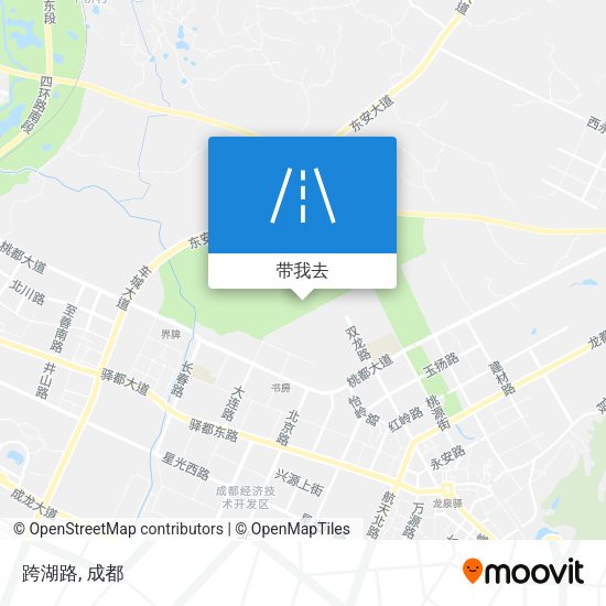 跨湖路地图