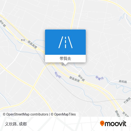 义欣路地图