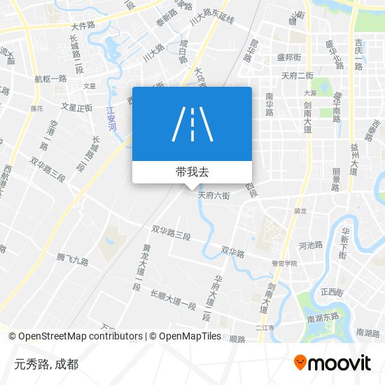 元秀路地图