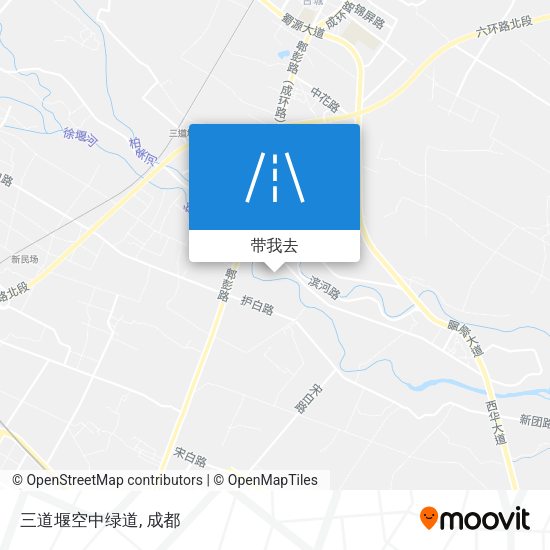 三道堰空中绿道地图