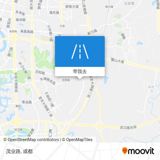 茂业路地图