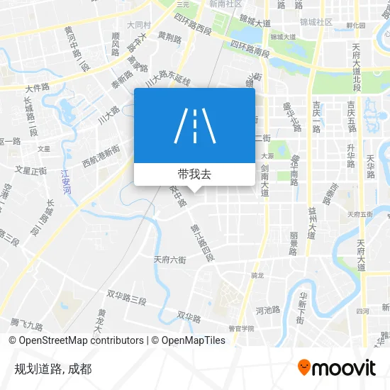 规划道路地图