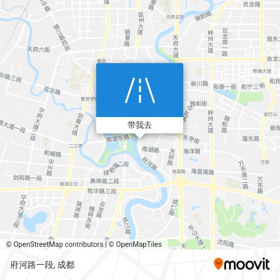 府河路一段地图