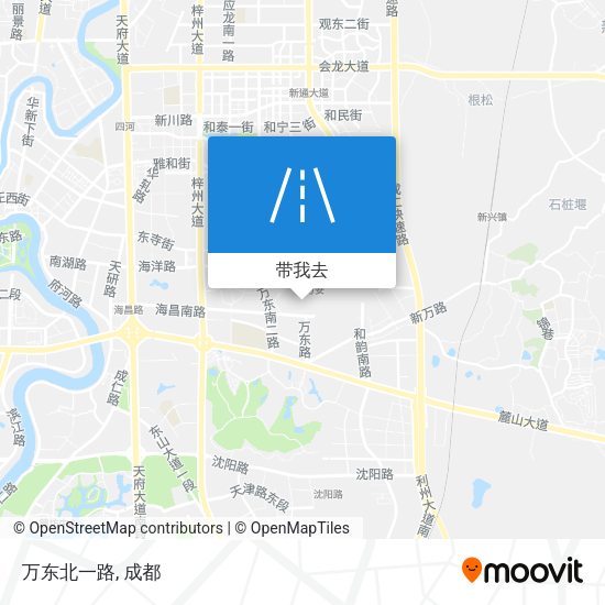万东北一路地图