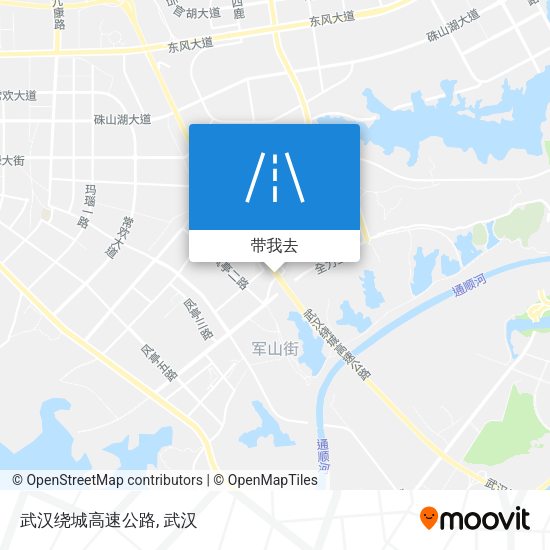 武汉绕城高速公路地图
