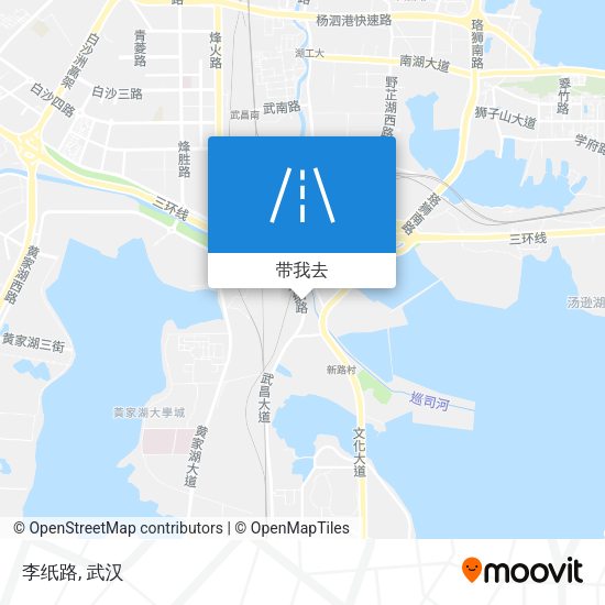 李纸路地图