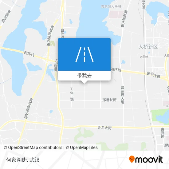 何家湖街地图