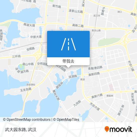 武大园东路地图