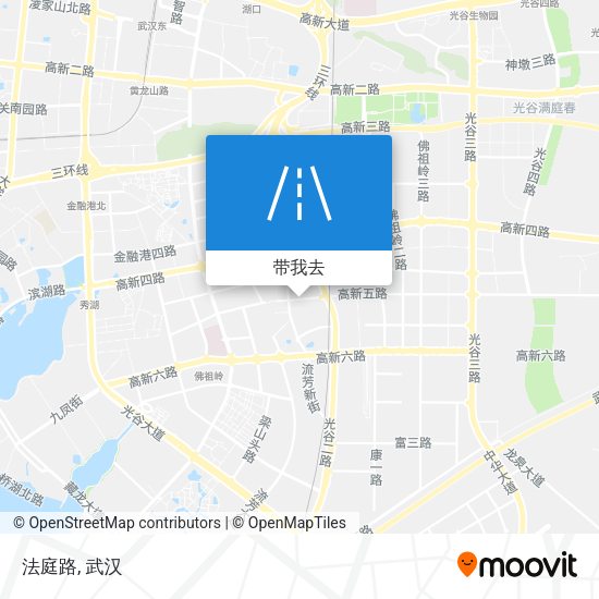 法庭路地图