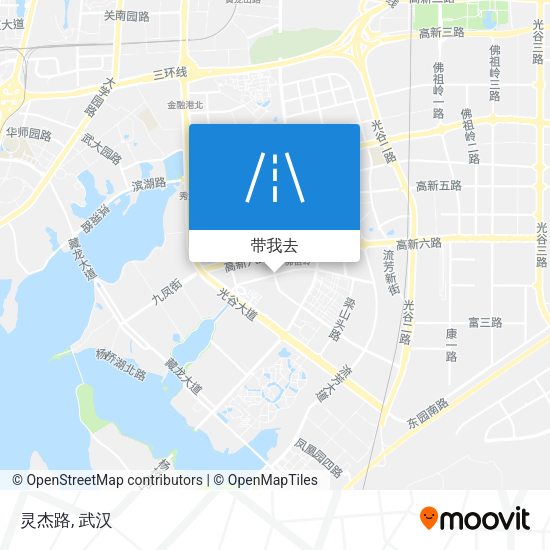 灵杰路地图
