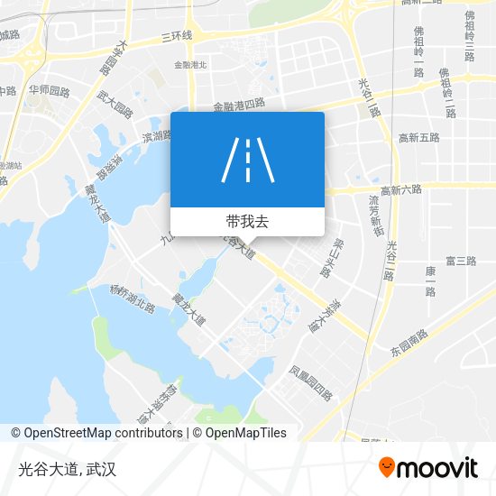 光谷大道地图