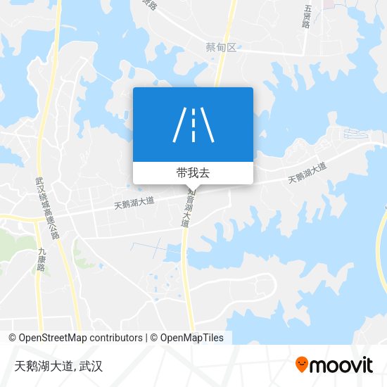 天鹅湖大道地图