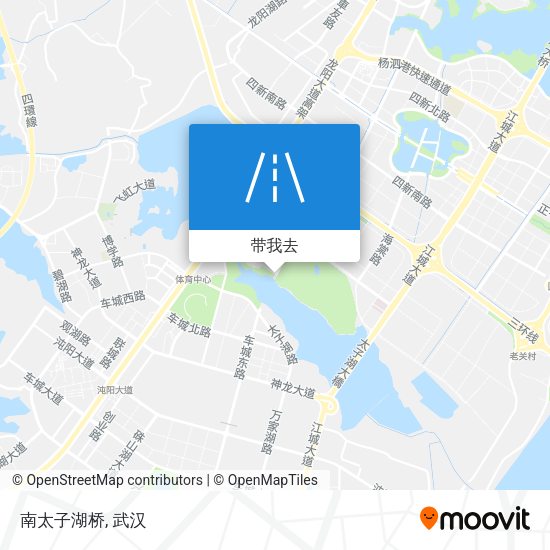南太子湖桥地图