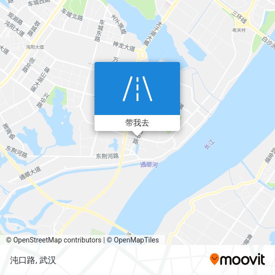 沌口路地图