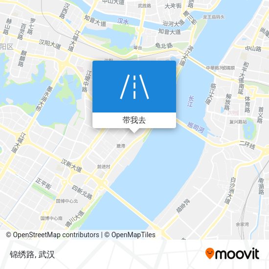 锦绣路地图