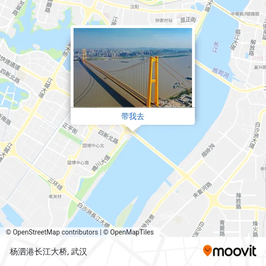杨泗港长江大桥地图
