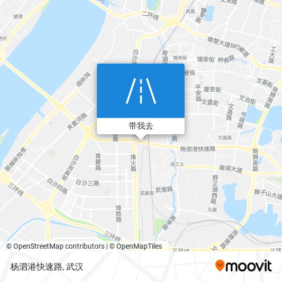 杨泗港快速路地图