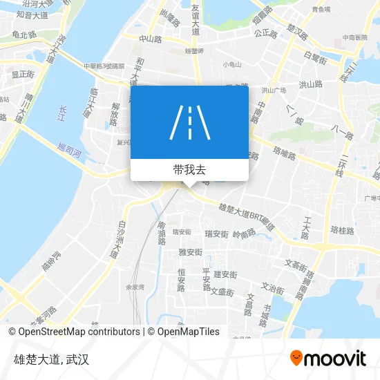 雄楚大道地图