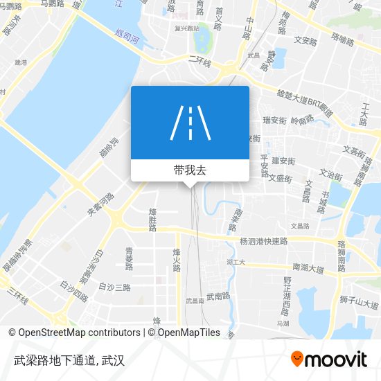 武梁路地下通道地图