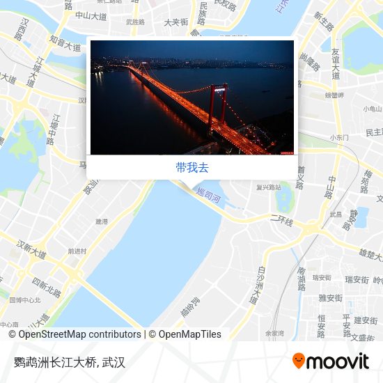 鹦鹉洲长江大桥地图