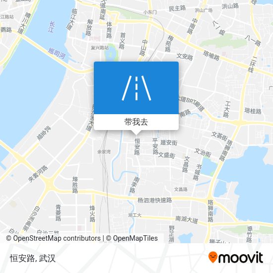 恒安路地图