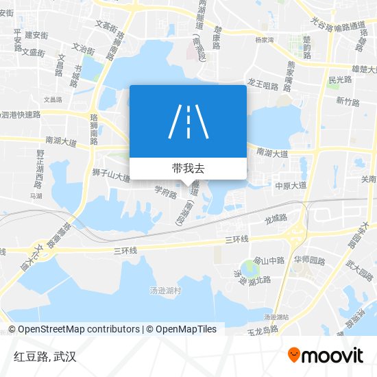 红豆路地图