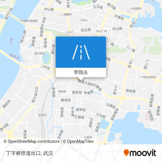 丁字桥匝道出口地图
