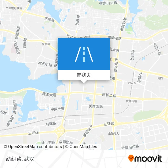 纺织路地图