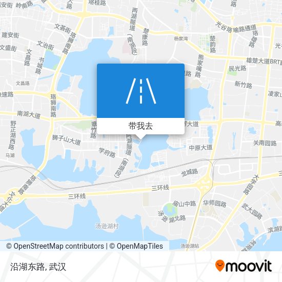 沿湖东路地图