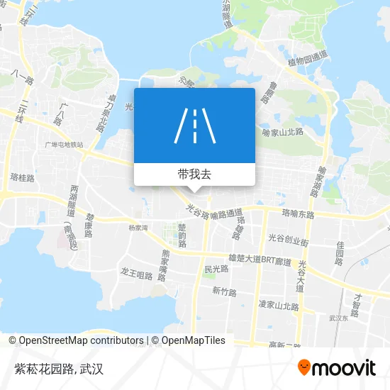 紫菘花园路地图