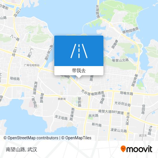 南望山路地图