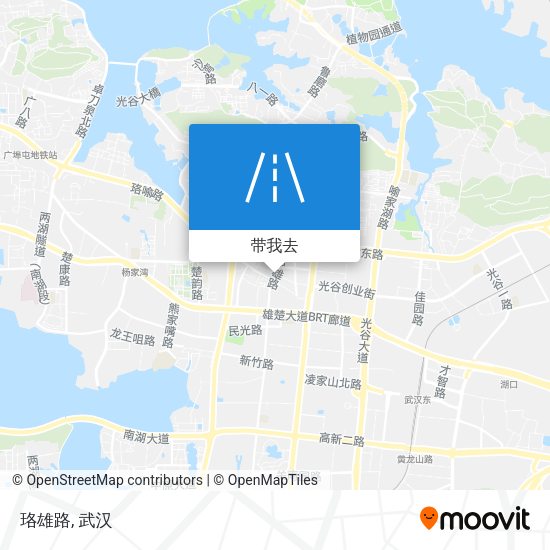珞雄路地图