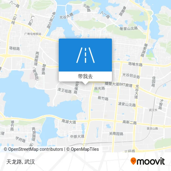天龙路地图