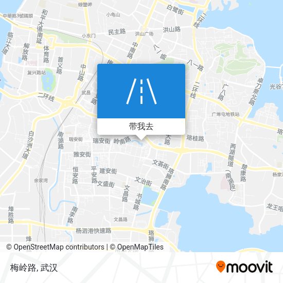 梅岭路地图