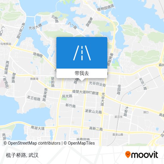 梳子桥路地图