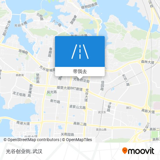 光谷创业街地图