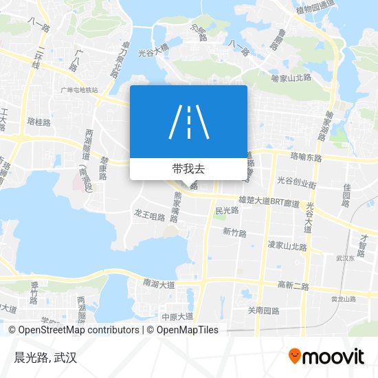 晨光路地图