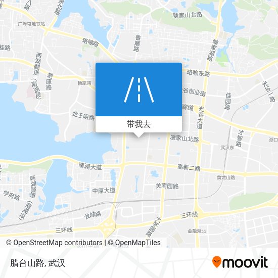 腊台山路地图