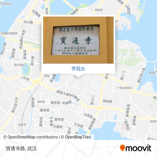 寶通寺路地图
