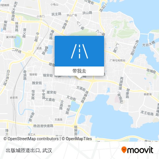 出版城匝道出口地图