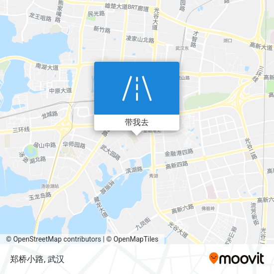 郑桥小路地图