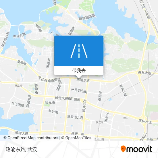 珞喻东路地图