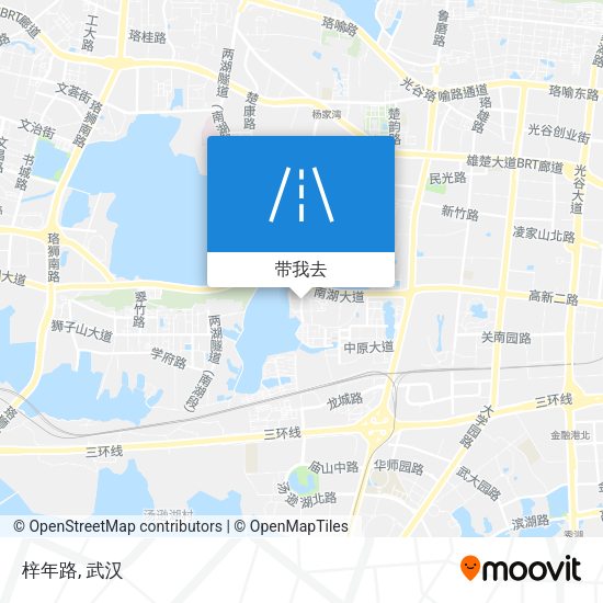 梓年路地图