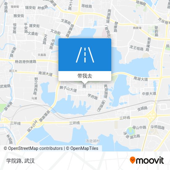 学院路地图