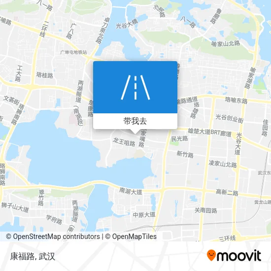 康福路地图