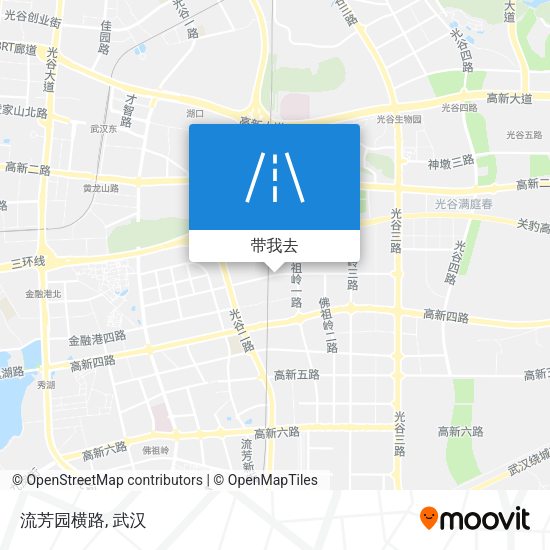 流芳园横路地图